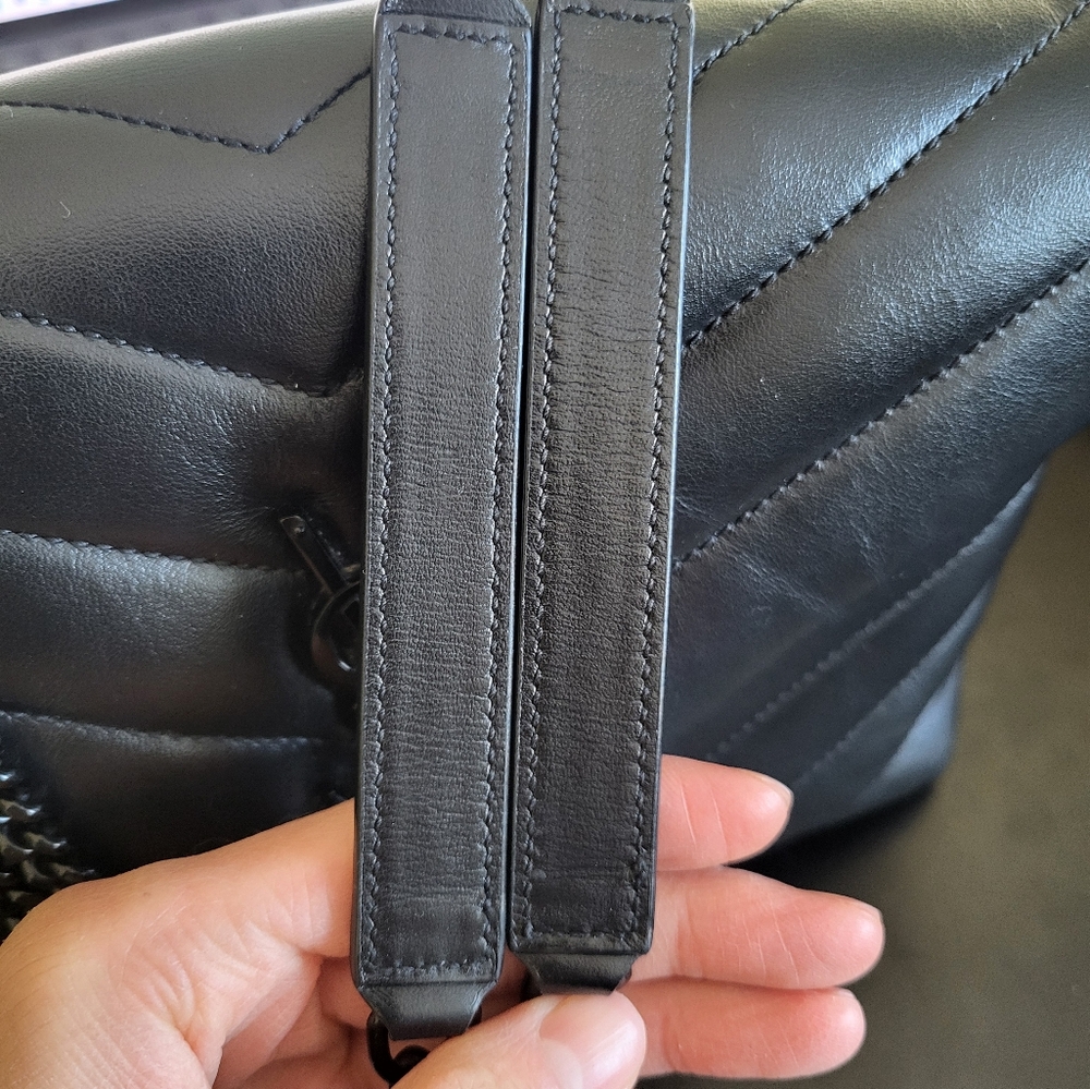 authentic ysl quilted leather Small lou lou Bag - Picture 12 of 16